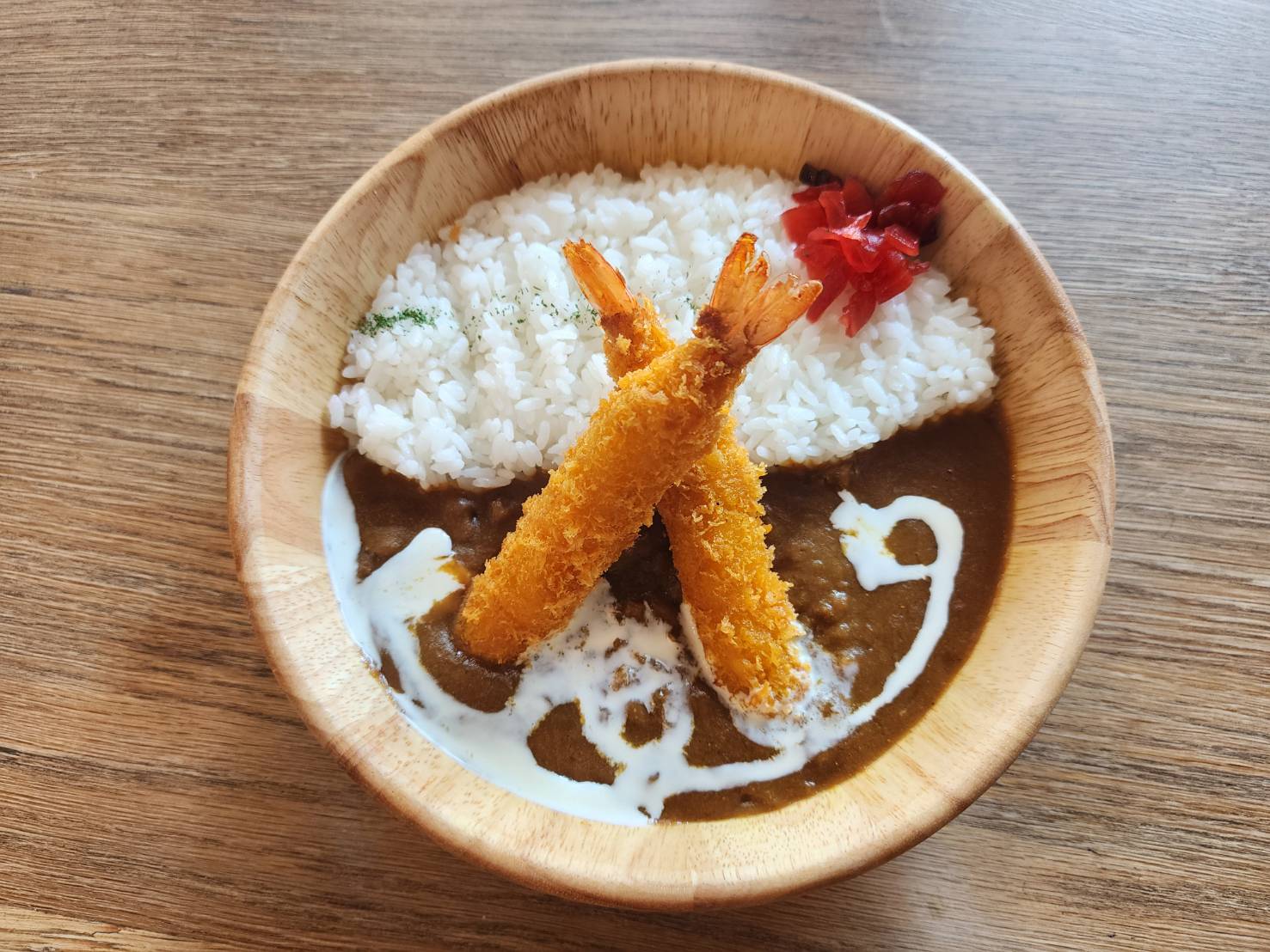 エビフライカレー