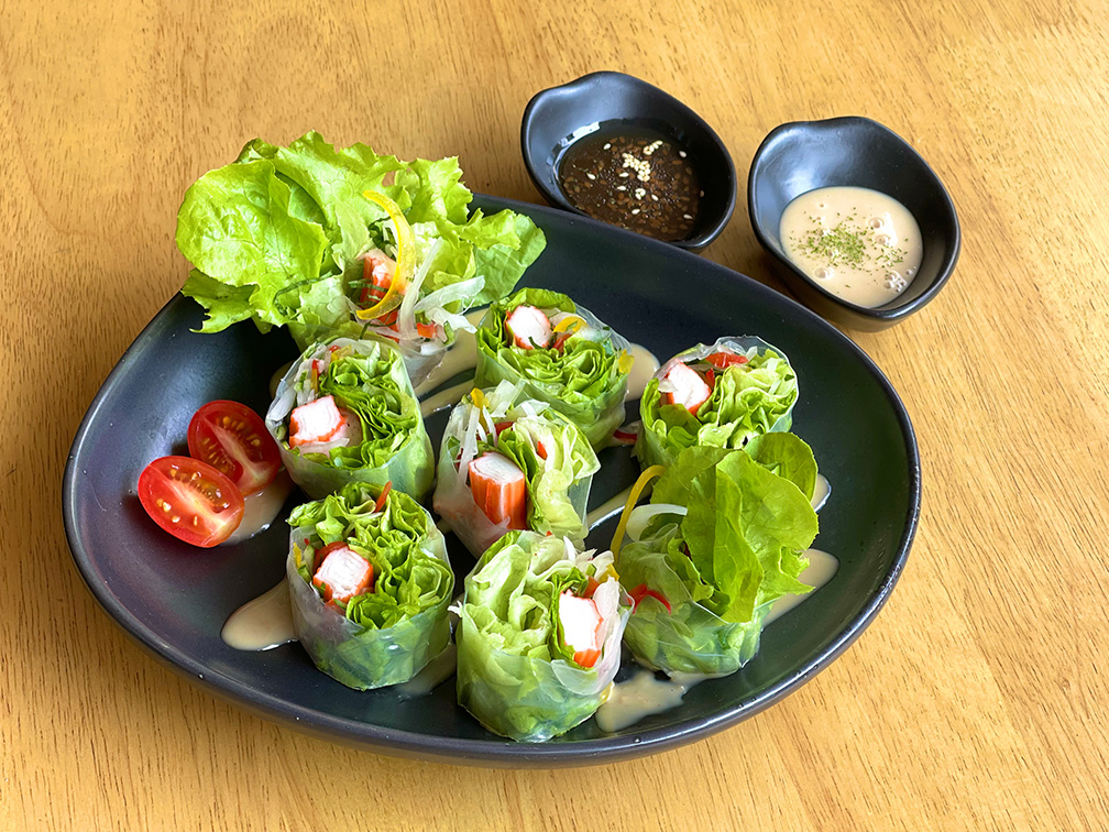 野菜春巻きサラダ